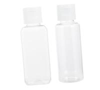 PACKOVE 24 Piezas Botellas de Plástico para Viaje Frascos Transparentes con Tapas white para Cosméticos para Champú y Otros Actividades al Aire