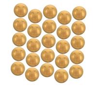 PACKOVE 25piezas Cuentas Espaciadoras Para Manualidades Bolitas De Metal Cuentas Pequeñas Sueltas Redondas Repuestos Para Pulseras y Piercings De Labios Espaciadoras Para Pulseras y Anillo