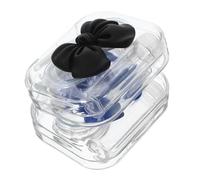 PACKOVE 2juegos Estuche De Lentes De Portátil y Organizador De Cosméticos Diseño Divertido para y