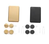 PACKOVE 2juegos Estuche para Lentes De Contacto Elegante Caja Decorativa para Lentes De Contacto De Soporte para De para Artículos Hogar Uso Doméstico