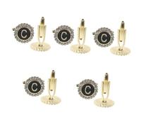 PACKOVE 2pares Gemelos De Traje Para Hombre Elegantes Cufflinks De Camisa Accesorios De Moda Para Bodas y Eventos Formales Diseño Clásico y Decorativo