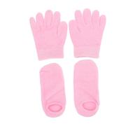 PACKOVE 2pares Guantes Hidratantes Gel Spa Calcetines Para Manos y Pies Secos Guantes Suaves y Ligeros