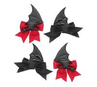 PACKOVE 2pares Pinzas Cabello Alas de Murciélago Accesorios Góticos Cabello Decoraciones Alas de Demonio para Disfraces de Halloween y Cosplay