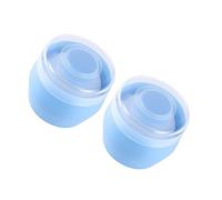 PACKOVE 2piezas Borlas De Talco Para Bebés Prácticas y Duraderas Con Cajas De Almacenamiento