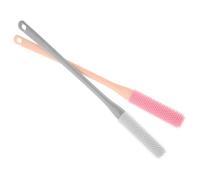 PACKOVE 2piezas Cepillos De Silicona Para Pies Depurador De Dedos Limpiador De Pies Mango Lavapiés