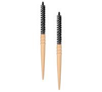PACKOVE 2piezas Cepillos Redondos Para Mujeres Antiestáticos Cabello Mango De Madera