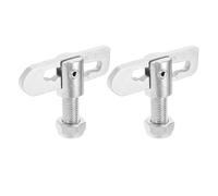 PACKOVE 2piezas Cerradura de Pasador Galvanizado para Remolque Pestillo Resistente para Camión y Trailer con Mecanismo de Muelle Seguro Pesado para Protección de Carga