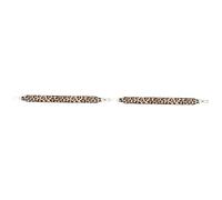 PACKOVE 2piezas Correa De Bolso De Hombro Reemplazo Doble Cara Correa Ancha para Bolsos Mensajeros Accesorio De Estilo Leopardo y Negro para Mano