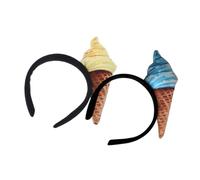 PACKOVE 2piezas Diademas Divertidas Para Mujeres Tocado De Helado Accesorios Estéticos Para Fiestas