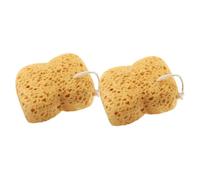PACKOVE 2piezas Esponja De Baño Natural Panal De Color Marrón Exfoliante Corporal Suave Para Ducha Apto Para Hombres y Mujeres
