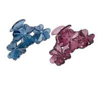 PACKOVE 2piezas Horquilla de Tres Pétalos para Mujer Pinzas de Resina Decorativas Horquillas Pelo Claveles para Ocasiones Especiales Color Aleatorio