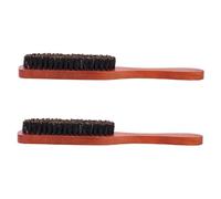 PACKOVE 2piezas Peine Alisador De Cerdas Jabali Cepillo De Madera Para Cabello Fino Plumero Vintage Limpiador De Peluquería Peine Para Peinar Fácil De Transportar Para y Diario