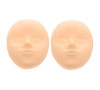 PACKOVE 2piezas Piel de Silicona para Rostro Humano Práctica de Cejas Base de Piel Falsa Colores Surtidos para Tatuajes de Cejas y Simulación de Rostro Color Aleatorio