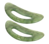 PACKOVE 2piezas Tablero de Gua Sha de Resina Raspador Manual para Cuerpo Herramienta de Masaje Guasha Cuerpo Guasha Facial Cuidado Piel