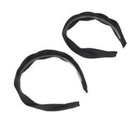 PACKOVE 2piezas Trenzada Cruzada De Estilo Retro Diadema Retorcida Para Niñas Adorno Cabello Cinta Pelo Mujer