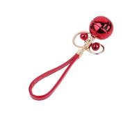 PACKOVE 2piezas Unidades Llavero Campana Metálica Color Rojo Colgante Creativo para Bolso Accesorio Decorativo Resistente Ligero