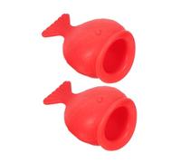 PACKOVE 2piezas Voluminizador Labios Pez Forma Relleno Silicona Herramienta Succión