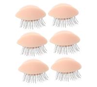 PACKOVE 3 Kit de Práctica de Maquillaje Párpados Reemplazables para Extensión de Pestañas Moldes para Entrenamiento Técnicas de