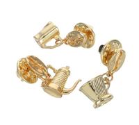 PACKOVE 3 Piezas Accesorios para Cafetero Broches de Metal Pin de Taza Pin de Sombrero de Tetera de Sombrero Broche de Taza de Jarra de Bolso