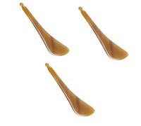 PACKOVE 3 Piezas Barra de Masaje Yak Natural Herramienta Manual Relajar Ojos y Cara Accesorio de Masaje Aliviar y Hinchazón