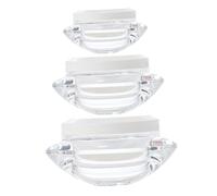 PACKOVE 3 Piezas Botella de crema con platillo volador tarros de crema tarros de viaje para artículos de tocador protección solar Envase de acrílico envases de bálsamo labial botella vacía