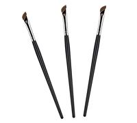 PACKOVE 3 Piezas Conjunto De Cepillo De Cejas Pincel Corrector Transatlántico Ojo Cepillo Plano Inclinado Cepillo Delineador Brocha Plana Para Corrector Fibra Artificial