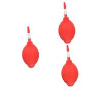 PACKOVE 3 Piezas herramientas de limpieza de oídos bulbo del apretón del lavado del oído de bulbo lavado de oídos bulbo de succión bulbo del oído goma blanda