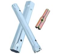 PACKOVE 3 Piezas Llave para Desagüe de Lavabo Metálica Agarre Antideslizante y Extremo Hexagonal para Reparación y Ajuste en Baño y Bañera
