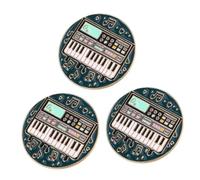 PACKOVE 3 Piezas Pins de Esmalte con Diseño de Guitarra y Batería Broches de Aleación Creativos para Música Accesorios de Ropa Versátiles para Mochilas Chaquetas Sombreros y Bufandas