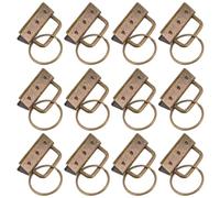 PACKOVE 30 Piezas de Hardware de Llavero con Clip de Metal de Hierro Dorado para Correas, Abrazaderas para Bolsas, Adecuado para DIY y Fabricación de Bolsos