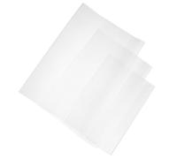 PACKOVE 30 Piezas Funda de Libro Transparente Cubierta de Libro Clara Pp 22k 16k y A4 para Proteger Cuadernos de Lectura