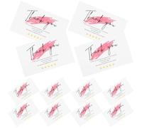 PACKOVE 30 Piezas Tarjetas de Agradecimiento, Pequeñas Tarjetas de Agradecimiento Flores, Papel, No se Decoloran, Espacio Suficiente para Escribir, para Tiendas Boutique y Pequeños