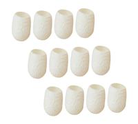 PACKOVE 30piezas Dedales De De De Seda Bolas De Limpieza Para Cuidado Bolas Blancas Eliminar Puntos Negros Cara