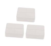 PACKOVE 3juegos Cajas De Viaje para Lentes Organizador De Lentes De Contacto Estuche Elegante