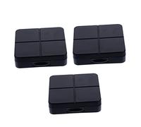 PACKOVE 3juegos Estuche para Lentes De Contacto Blancas para Halloween De Estuches Portátiles De Viaje para Lentes De Contacto Organizador Pequeño para De