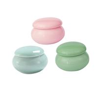 PACKOVE 3piezas Caja De Bálsamo Labial Tarro De Para Guardar Lápiz Labial y Rubor Para Diy Cosméticos y Almacenamiento De Maquillaje