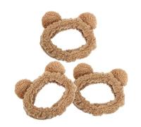 PACKOVE 3piezas Diadema De Oso Cuidado Para Maquillaje y Lavado Facial Linda y Cómoda Para Mujeres