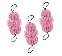 PACKOVE 3piezas Esponjas De Baño De Lufa Flexibles Para Ducha Flores Para Bebés y Mujeres Gancho Para Secar
