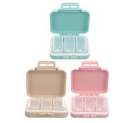 PACKOVE 3piezas Estuche Resistente Al Desgaste Para Organizador De Suministros Multirejilla Fácil De Usar