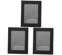 PACKOVE 3piezas Funda Protectora De Pasaporte Cubierta De Documentos De Viaje Ligera y Duradera para Tarjetas para Estudiantes y Viajeros Protección Segura y Práctica