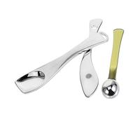 PACKOVE 3piezas Palillo De Cuchara Para Maquillaje Cuchara Para Cosméticos Aplicador De Facial Maquillaje Espátula De