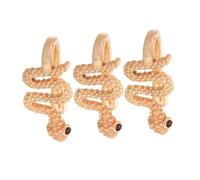 PACKOVE 3piezas Pinza Nasal Falsa Piercing Nasal Sin Perforar Joyería Moderna Adecuado Para Ocasiones