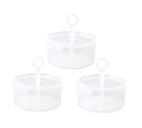 PACKOVE 3piezas Taza de Burbujas Transparente para Limpieza Facial Vasos Miniburbujeadores Dispositivo de Burbujeo de Leche Herramienta de Burbujeo para Lavado Facial Casa