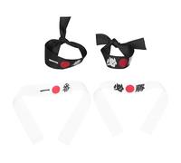 PACKOVE 4 Diademas Ninja Japonesas para Karate Hombre Ajuste Seguro y Alta Absorción de Sudor, Estilo Tradicional Japonés para Entrenamientos Intensos