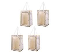 PACKOVE 4 Piezas Bolsa De Bolsa Con Ventana Bolsas Bolso De Mano Oportunidad