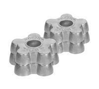 PACKOVE 4 Piezas Manija Válvula Reguladora de Aleación de Aluminio para Cilindro Gas en Laboratorio Diseño Compacto y Portátil