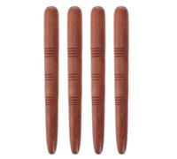 PACKOVE 4 Piezas Palos de Madera para Masaje Acupuntura Herramienta Manual para Masaje de Puntos Gatillo Pies y Cuerpo Alivio de Tensión Muscular y Relajación Integral