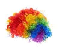 PACKOVE 4 Piezas Peluca de Payaso Afro Esponjosa Colorida para Carnaval Fiesta Disco Halloween Peluca Sintética Divertida de Fiesta