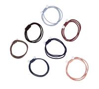 PACKOVE 40piezas Gomas Elásticas Pelo Anillos De Perlas Coleteros Accesorios Elegantes Para Mujeres