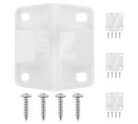 PACKOVE 4juegos Bisagras de Repuesto para Enfriadores con Tornillos Incluidos Accesorios Duraderos para Neveras de Plástico Compatibles con Varios Modelos Instalación Fácil y Resistente